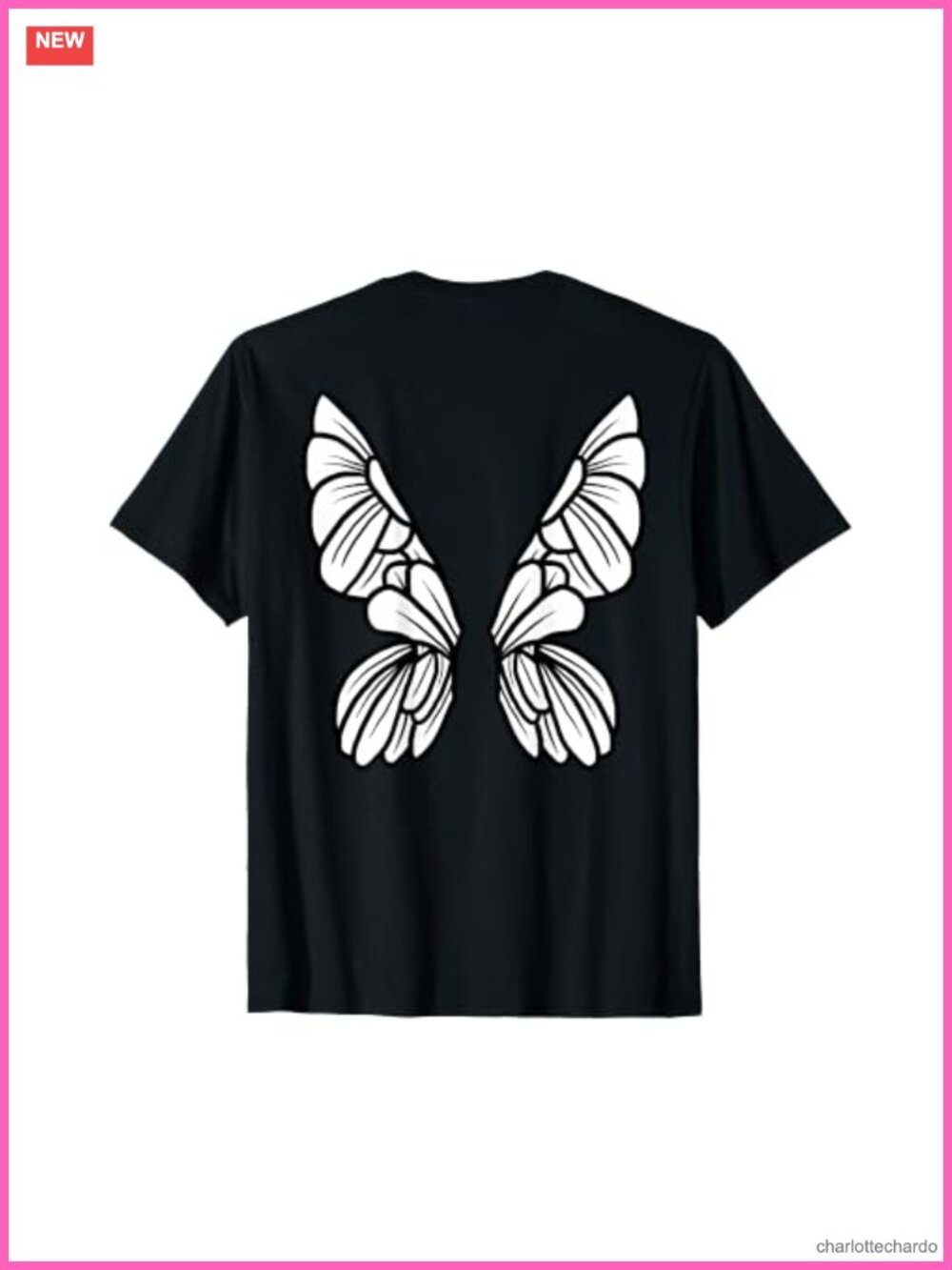 Halloween Fairy Wings Graphic Tee Classic Fit Short Sleeve Party Shirt
